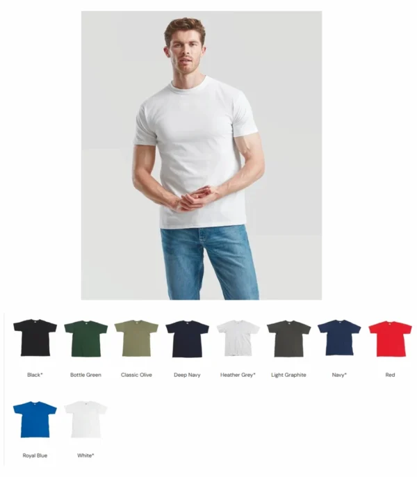 Fruit of the Loom  SS10 Super Premium tee shirt